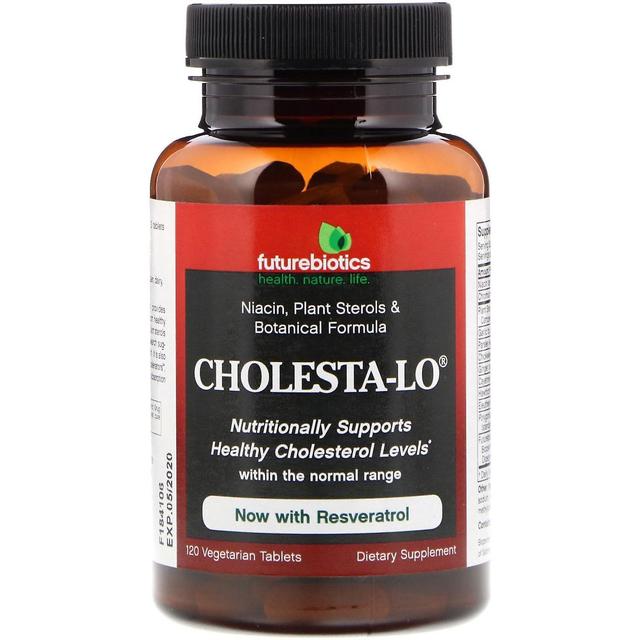 FutureBiotics, Cholesta-Lo, 120 kasvistablettia on Productcaster.