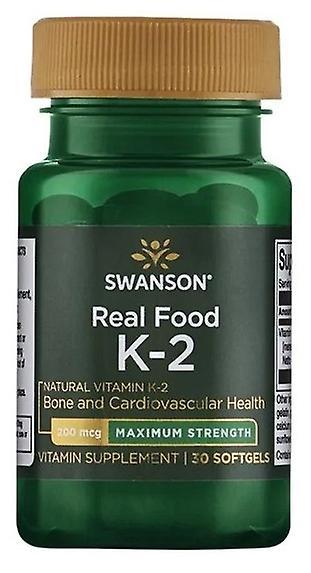 Swanson Vitamin K2 Menaquinone 7 From Natto 200 mg 30 Capsule on Productcaster.