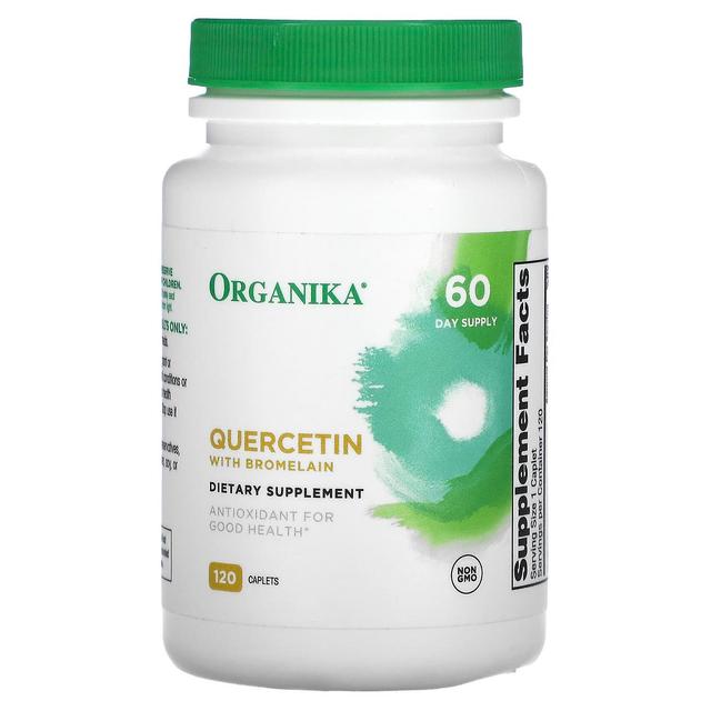 Organika, Quercetina com Bromelina, 120 Cápsulas on Productcaster.