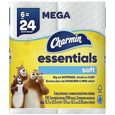 Charmin Mega Essentials Soft 6 Rolls Papel Higiénico on Productcaster.