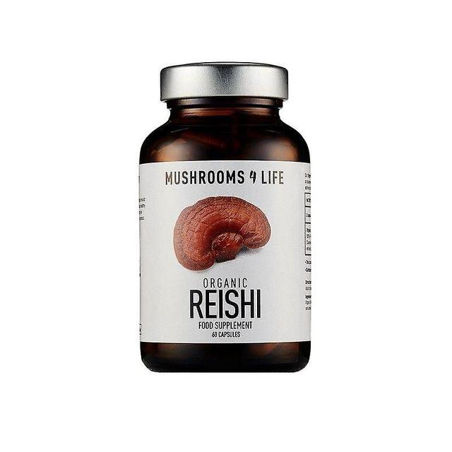 Mushrooms4Life Huby4Life Bio Reishi čiapky 60 (MFL109) on Productcaster.