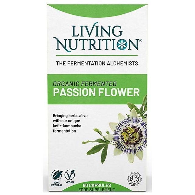 Living Nutrition Organic Fermented Passion Flower Caps 60 (LN2024) on Productcaster.