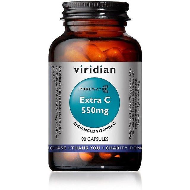 Viridian Extra C 550mg Veg Caps 90 (216) on Productcaster.