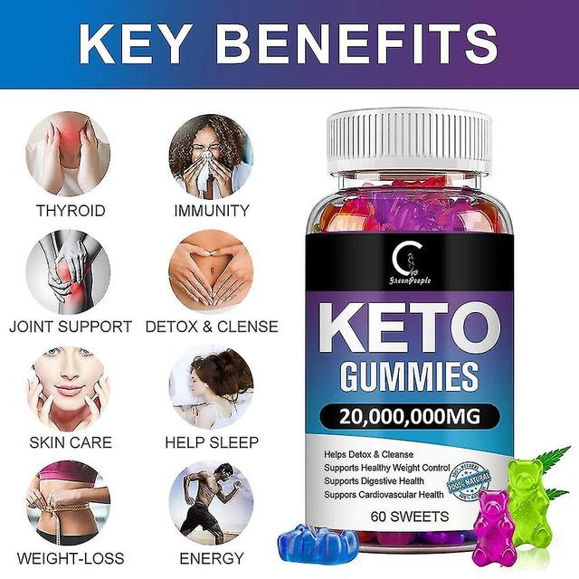 Hywell Bhb Ketogenic Gummies Fat Burner Apple Cider Vinegar Ketogenic Diet Malic Acid Weightloss For Women And Men 0pcs on Productcaster.