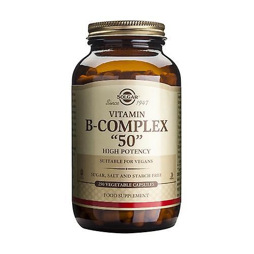 Solgar Vitamin B-Complex ''50'' High Potency Vegetable 250 capsules on Productcaster.