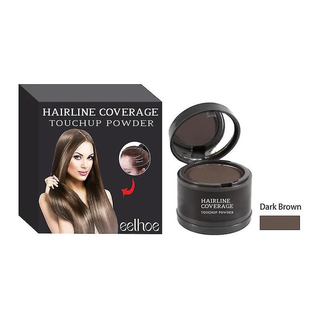 Root Cover Up &; Hairline Powder voor dunner wordend haar - Touchup Powder Donker bruin on Productcaster.