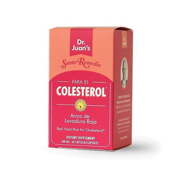 Santo remedio para el colesterol, red yeast rice dietary cholesterol supplement capsules, 600 mg, 60 ct on Productcaster.