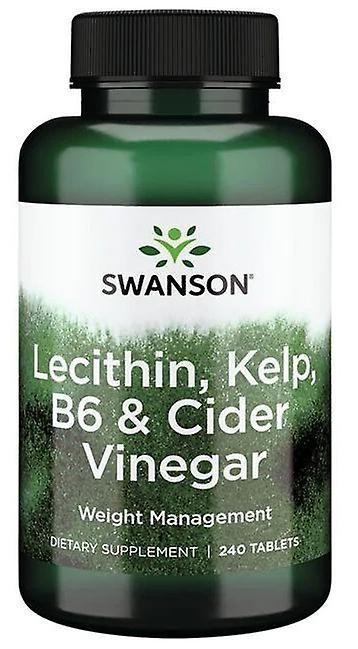 Swanson Lecithin Kelp B-6 & ocet jabłkowy 240 kapsułek on Productcaster.