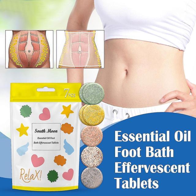 7-35pcs Foot Soak Huile essentielle Bain de pieds Comprimés effervescents 7pcs (1Pack) on Productcaster.