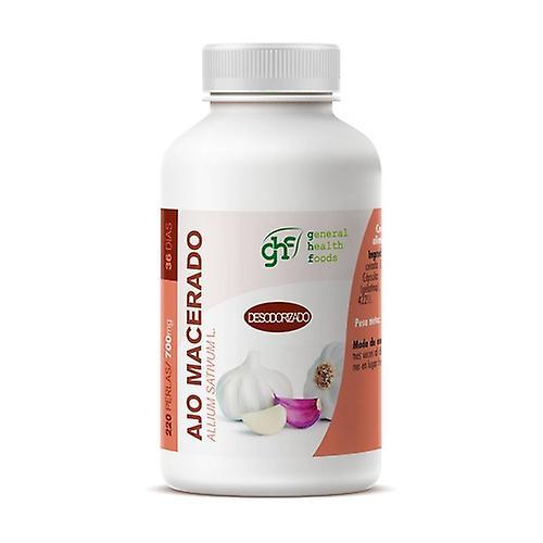 GHF Macererated hvidløg 700mg 220 softgels på 700mg on Productcaster.