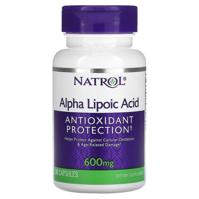 Natrol, Alpha Lipoic Acid, 600 mg, 30 Capsules on Productcaster.