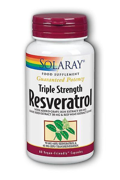 Solaray triple strength resveratrol 60's on Productcaster.