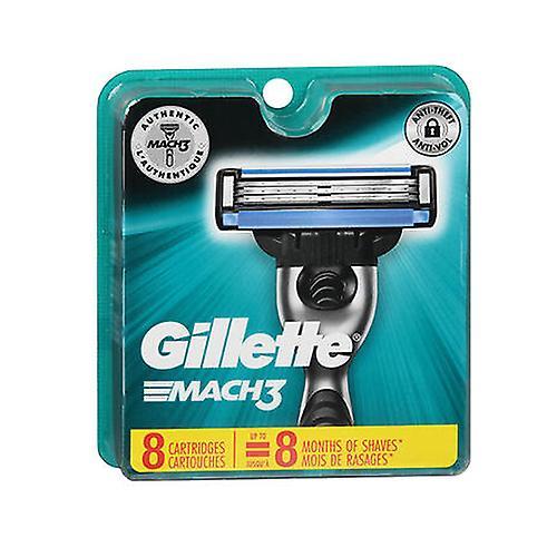 Gillette Mach3 Cartridges, 8 each (Pack of 1) on Productcaster.