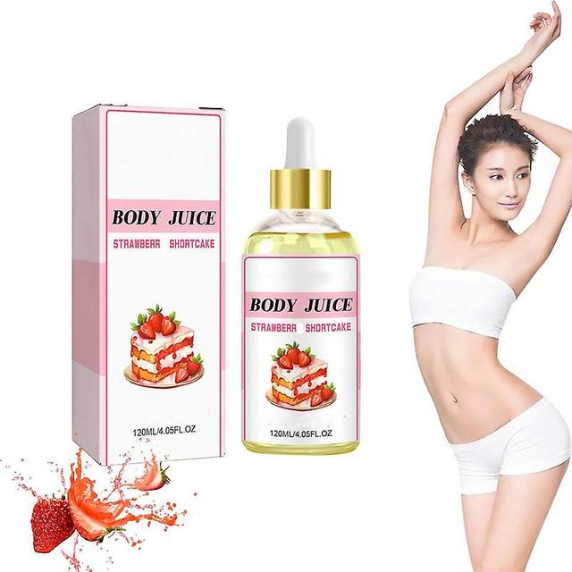 unbrand 120ml Body Juice Oil,Strawberry Shortcake Hand crafted Body Juice Oil for Womens 2 Pcs on Productcaster.