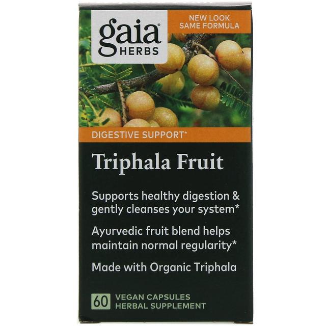 Gaia Herbs, Triphala Fruit, 60 Vegan Capsules on Productcaster.