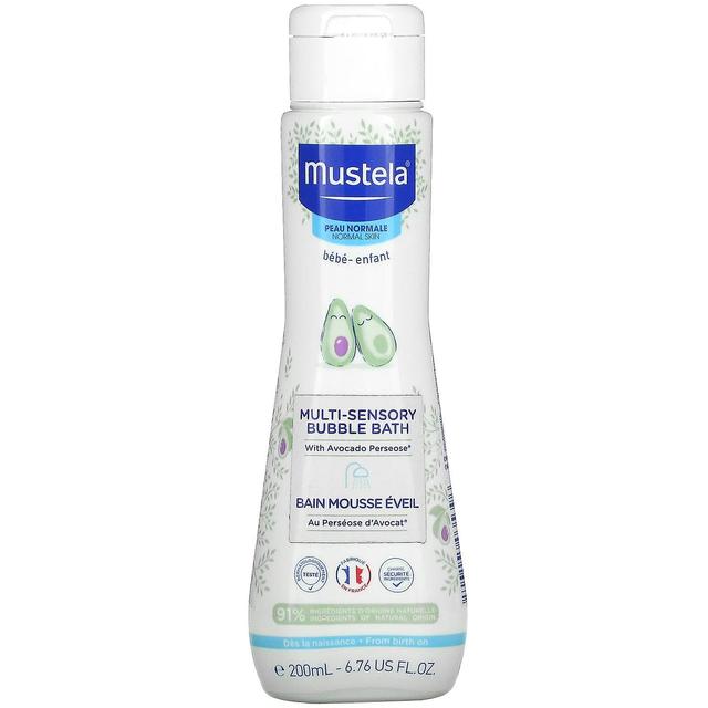 Mustela, Baby, Multi-Sensory Bubble Bath with Avocado, For Normal Skin, 6.76 fl oz (200 ml) on Productcaster.