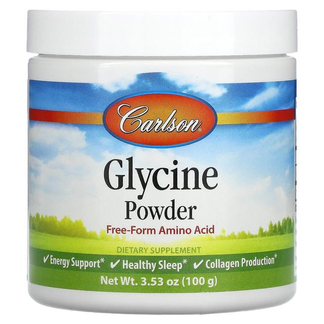 Carlson, Glycine Powder, Free Form Amino Acid, 3.53 oz (100 g) on Productcaster.