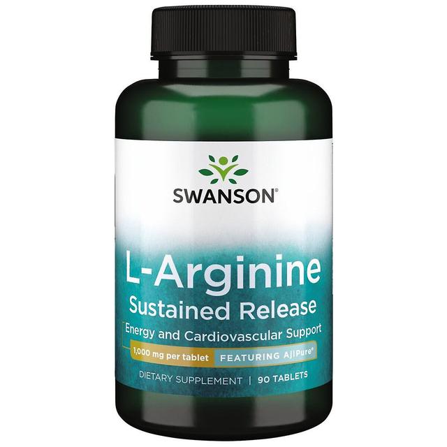 Swanson L-Arginine Sustained Release 1000mg 90 Tablets on Productcaster.