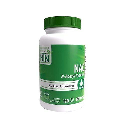 Health Thru Nutrition Gesundheit Thru Nutrition N-Acetyl Cystein NAC, 600 mg, 120 Kapseln (Packung mit 1) on Productcaster.