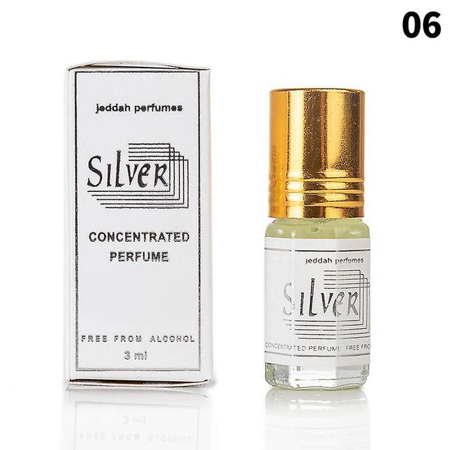 Uclac 3ML Muslim Roll-On Perfume Premium Natural Perfume Fragrance Scented Oil Multicolor SILVER on Productcaster.