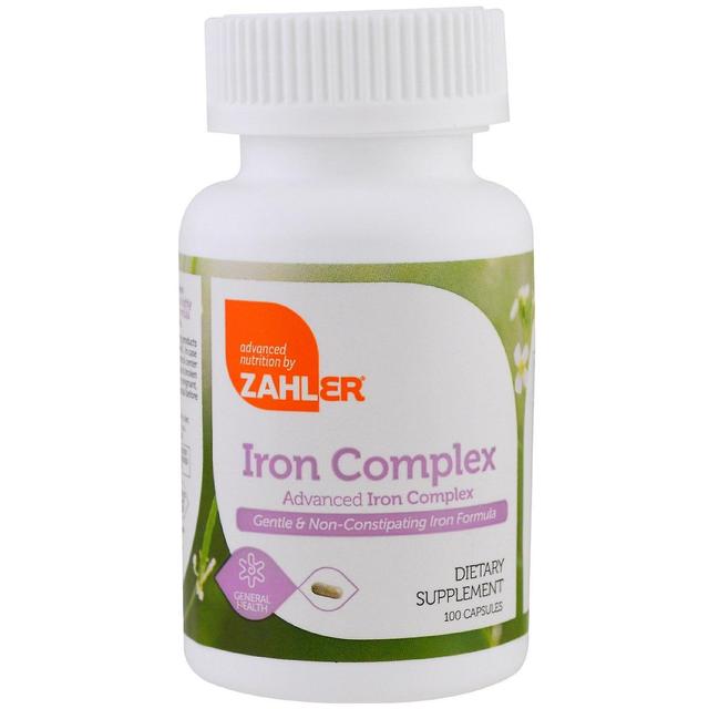 Zahler, Eisenkomplex, Advanced Iron Complex, 100 Kapseln on Productcaster.