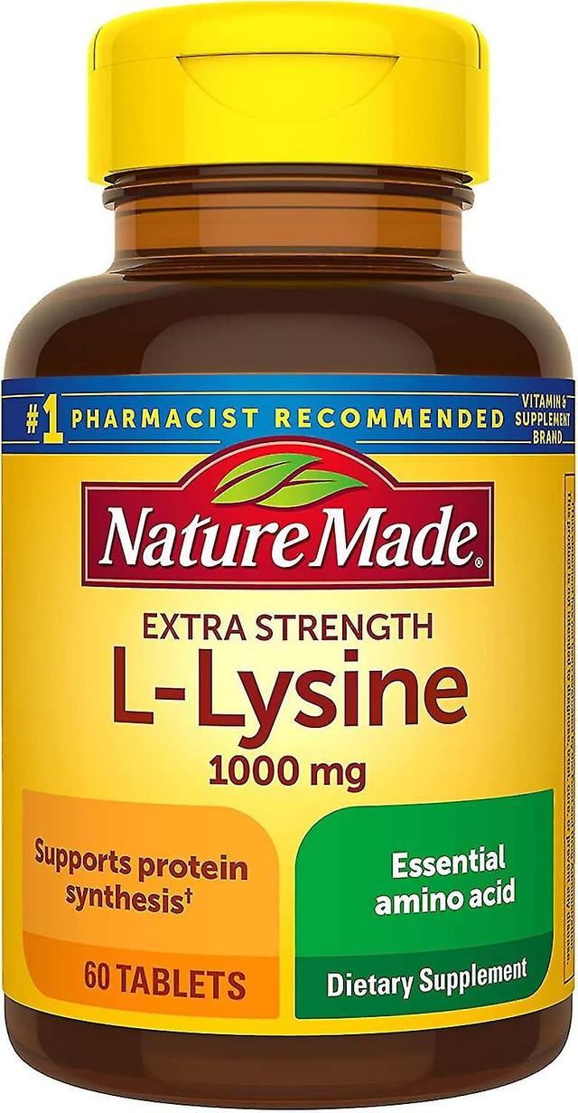 Nature made l-lysine, 1000 mg, extra strength, tablets, 60 ea on Productcaster.