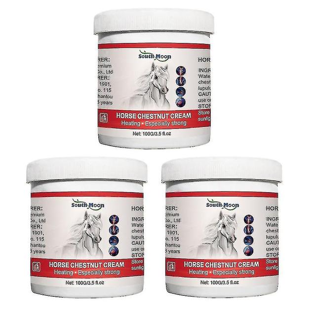 3pcs Horse Chestnut Soreness Soothing Cream Cervical Spine Pain Joint on Productcaster.