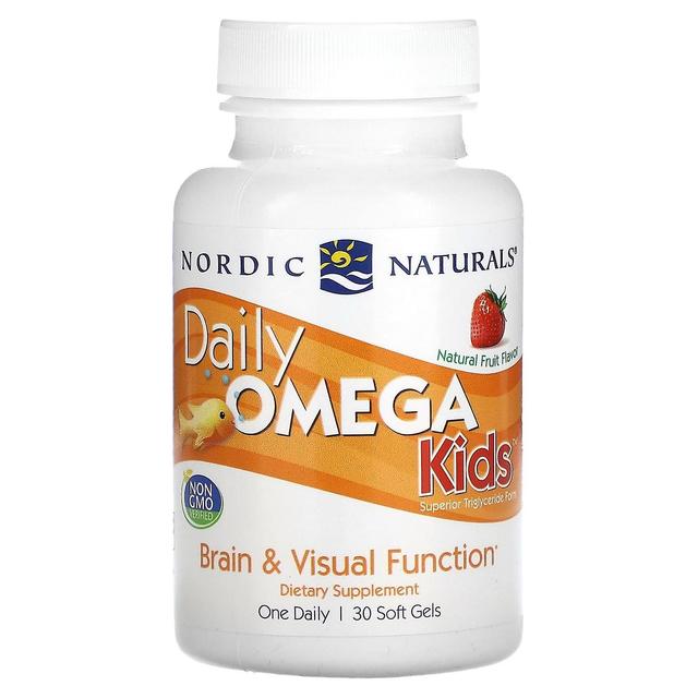 Nordic Naturals, Daily Omega Kids, Natural Fruit , 30 Soft Gels on Productcaster.