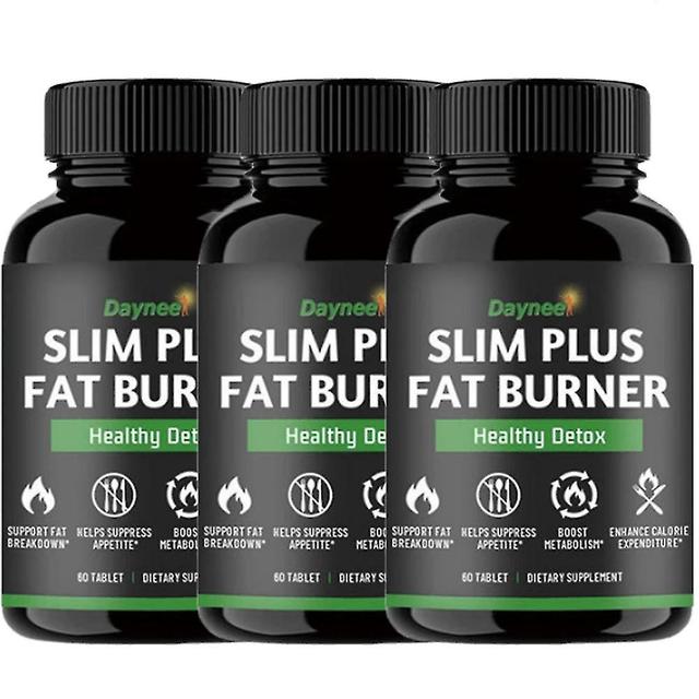 60ct Dietary Supplement Healthy Vegan Fat Burning Detox Slimming Herbal Capsules 3PCS on Productcaster.