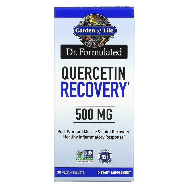 Garden of Life Livets trädgård, Dr. Formulerad, Quercetin Recovery, 500 mg, 30 Vegan tabletter on Productcaster.