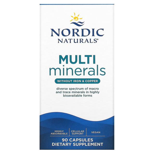 Nordic Naturals, Multi Minerals, Without Iron & Copper, 90 Capsules on Productcaster.