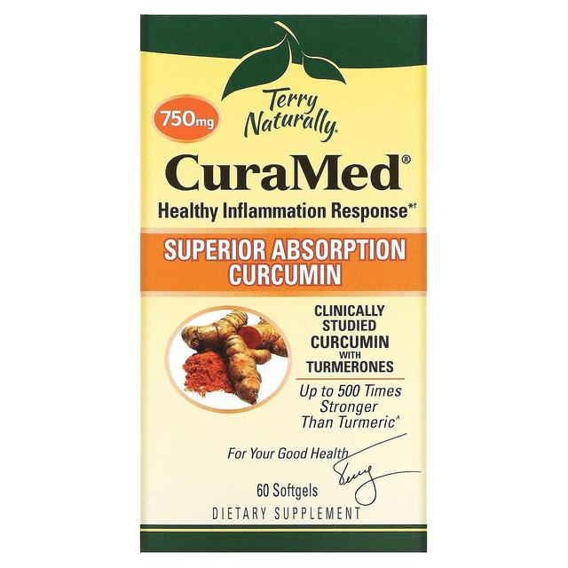 Terry Naturally, CuraMed, 750 mg, 60 Softgels on Productcaster.