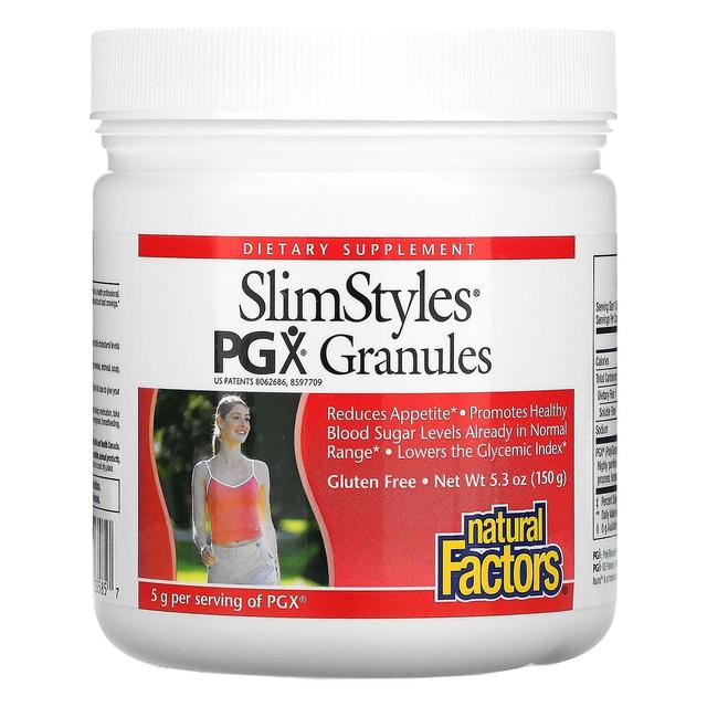 Natural Factors, SlimStyles, PGX-Granulat, geschmacksneutral, 5,3 oz (150 g) on Productcaster.