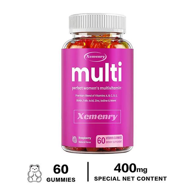 Vorallme dámske multivitamínové gummies | Biotín, kyselina listová | Denný žuvací multivitamín | Kosti, mozog, srdce, imunitný a energetický doplno... on Productcaster.