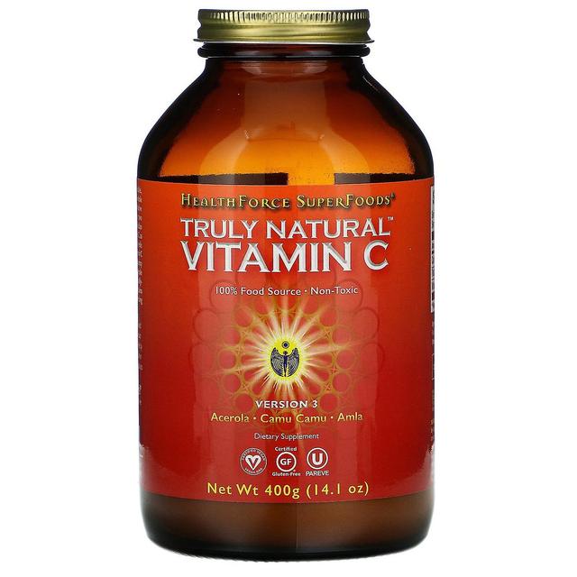 HealthForce Superfoods, Truly Natural Vitamin C, 14.1 oz (400 g) on Productcaster.