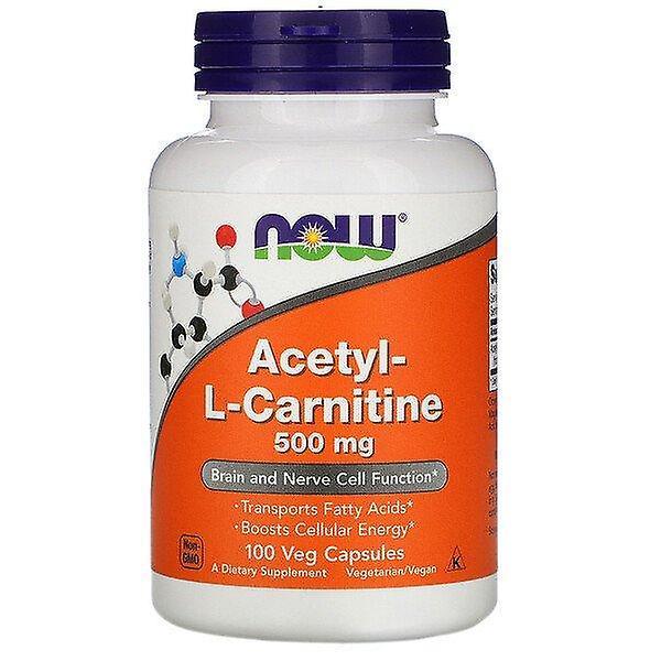 Now Foods, Acetyl-L-Carnitine, 500 mg, 100 Veg Capsules on Productcaster.