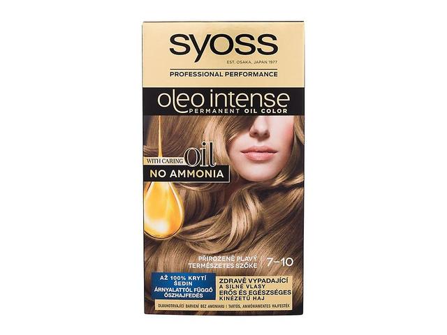 Syoss - Oleo Intense Permanent Oil Color 7-10 Natural Blond - For Women, 50 ml on Productcaster.