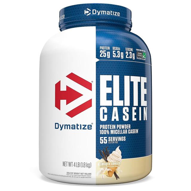 Dymatize, Elite Casein, Smooth Vanilla, 4 lb (1,8 kg) on Productcaster.