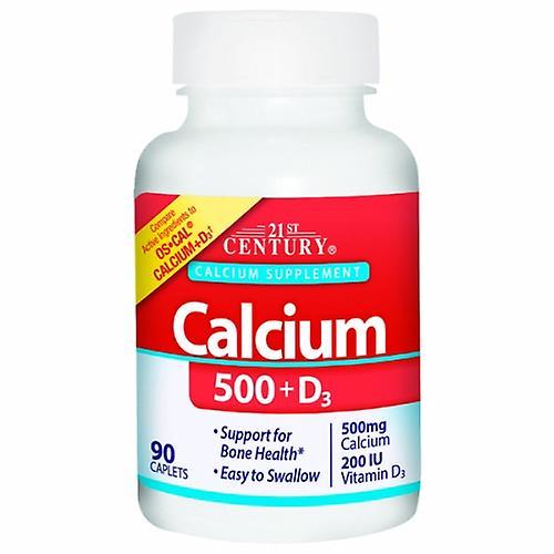 21st Century Calcium Plus Vitamin D3,500mg,90 Tabs (Pack of 4) on Productcaster.