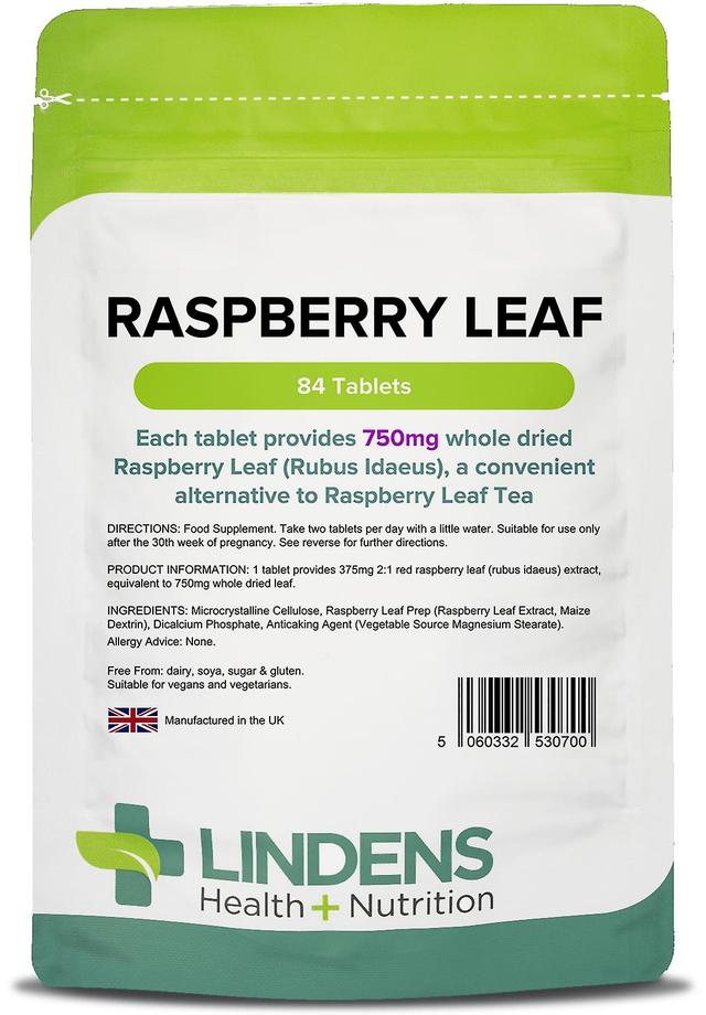 Lindens Raspberry Leaf 750mg - 84 Tablets on Productcaster.