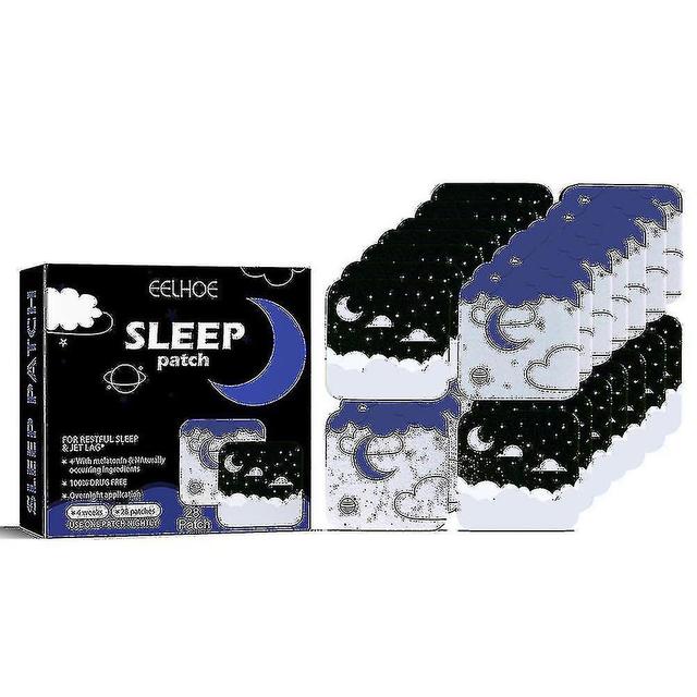 1/2 Boxes Sleep Aid Patch Relieve Insomnia, Irritability Anxiety Improves Sleep Quality Sleep Colour 1pcs on Productcaster.