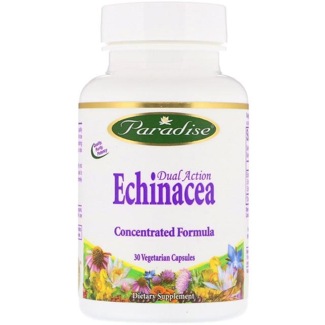 Paradise Herbs, Dual Action Echinacea, 30 Vegetarian Capsules on Productcaster.