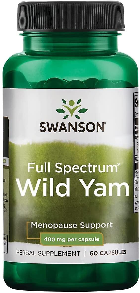 Swanson Full Spectrum Wild Yam 400 mg 60 Capsules on Productcaster.