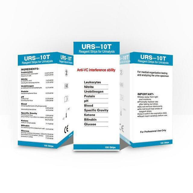 URS 10T 100Pcs syreniveauer Let brug PH teststrimler alkalisk test on Productcaster.