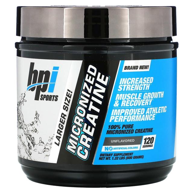 BPI Sports, Micronized Creatine, Unflavored, 1.32 lbs (600 g) on Productcaster.