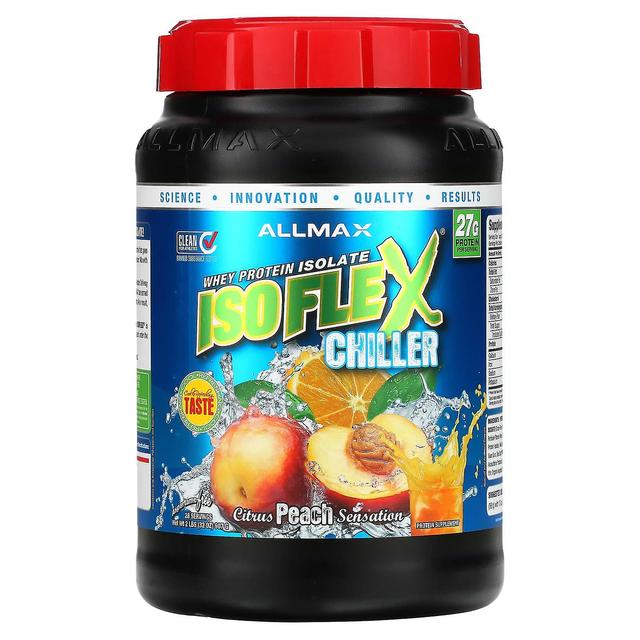 ALLMAX, Isoflex Chiller, 100% Ultra-Pure Whey Protein Isolate (Filtração de partículas carregadas por íons WPI), on Productcaster.