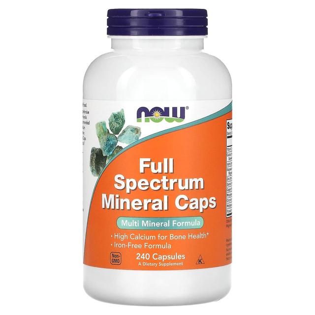 NOW Foods, Full Spectrum Minerals Caps, 240 Capsules on Productcaster.