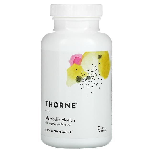 Thorne Research, Metabolisk sundhed med Bergamot og gurkemeje, 120 kapsler on Productcaster.