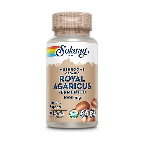 Solaray Fermented Royal Agaricus 60 vegetable capsules of 500mg on Productcaster.