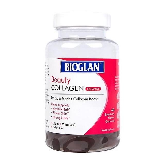 Bioglan Beauty Collagen 60 Strawberry Gummies on Productcaster.